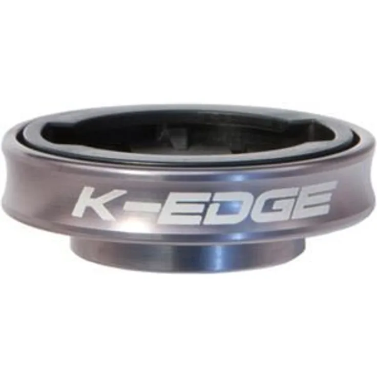 K-EDGE Garmin Computer Mount Gravity Cap Halterungen, Gunmetal Anodize