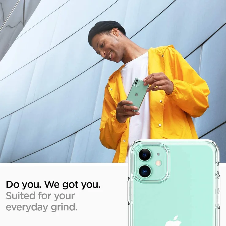 Spigen Liquid Crystal Hülle, geeignet für Apple iPhone 11, Crystal Clear, Handy-Schutzhülle, transparent (076CS27179) – Bild 2