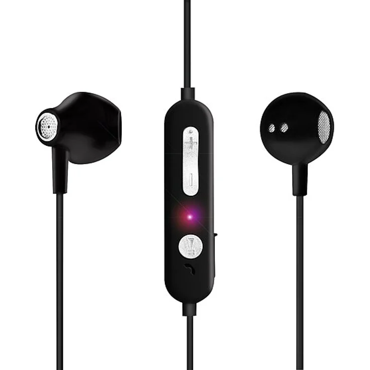 LogiLink Bluetooth Stereo In-Ear Kopfhörer, mit Bluetooth, Mikrofon, schwarz