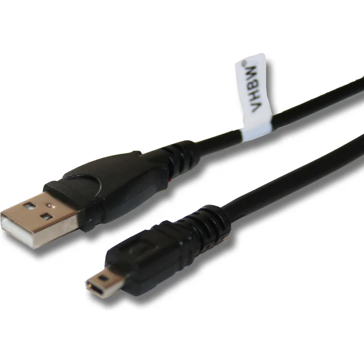 vhbw USB Kabel Datenkabel (Standard-USB Typ A) 150cm passend für Panasonic Lumix DMC-FT3, DMC-FT10, DMC-TZ8, DMC-TZ18, DMC-TZ22, DMC-L10, DMC-G1 – Bild 1