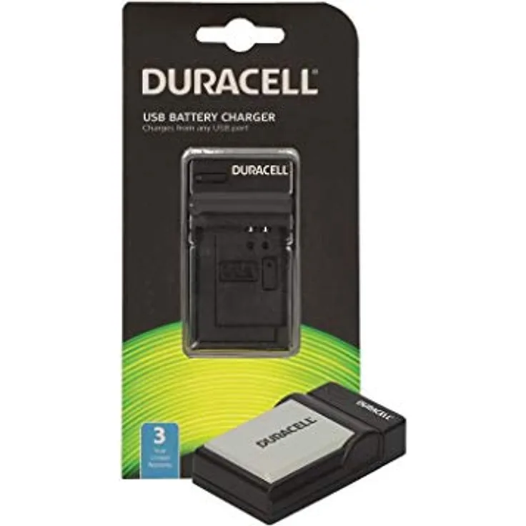 Duracell DRC5906 Ladegerät mit USB Kabel