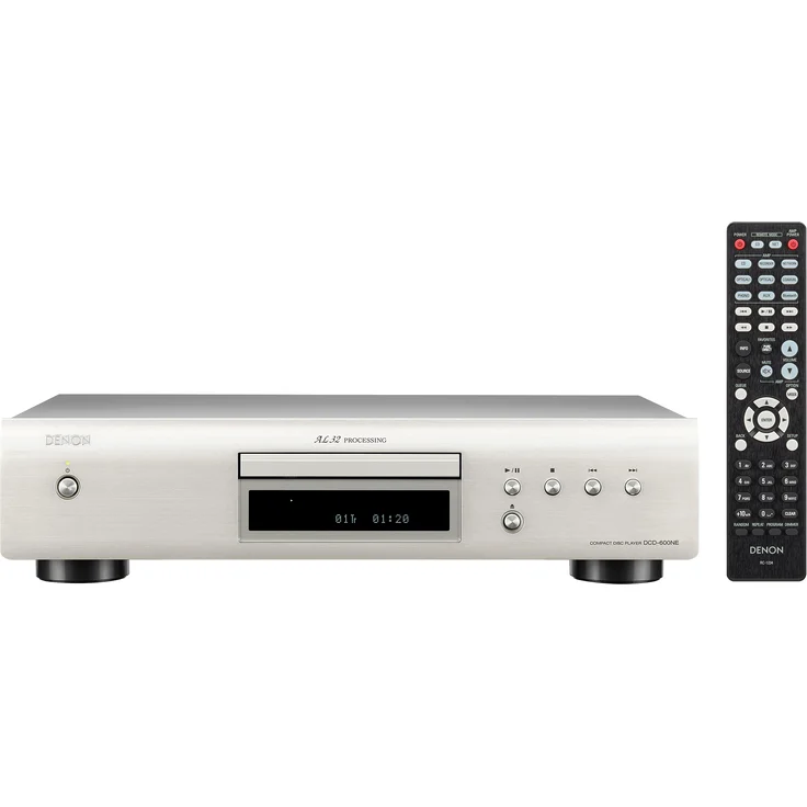 Denon DCD600 CD-Player mit AL32 Processing silber – Bild 1