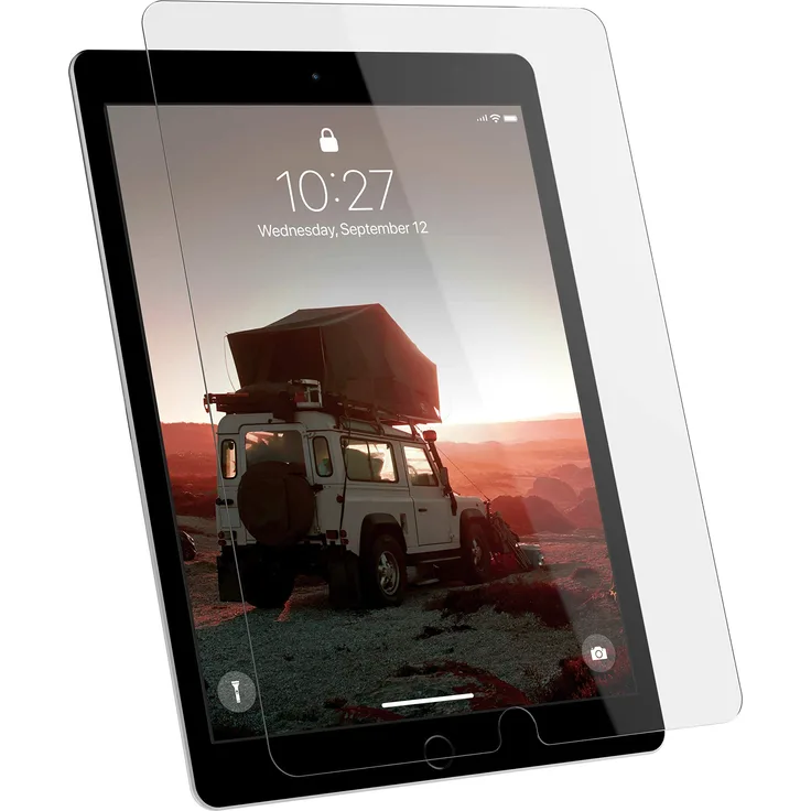 Urban Armor Gear Panzerglas Apple iPad 10.2 (2019) - Apple iPad Air (2019) Displayschutzfolie (Dünne Glasfolie mit 0.3mm, 9H Härtegrad, Anti-Fingerabdruck-Beschichtung)