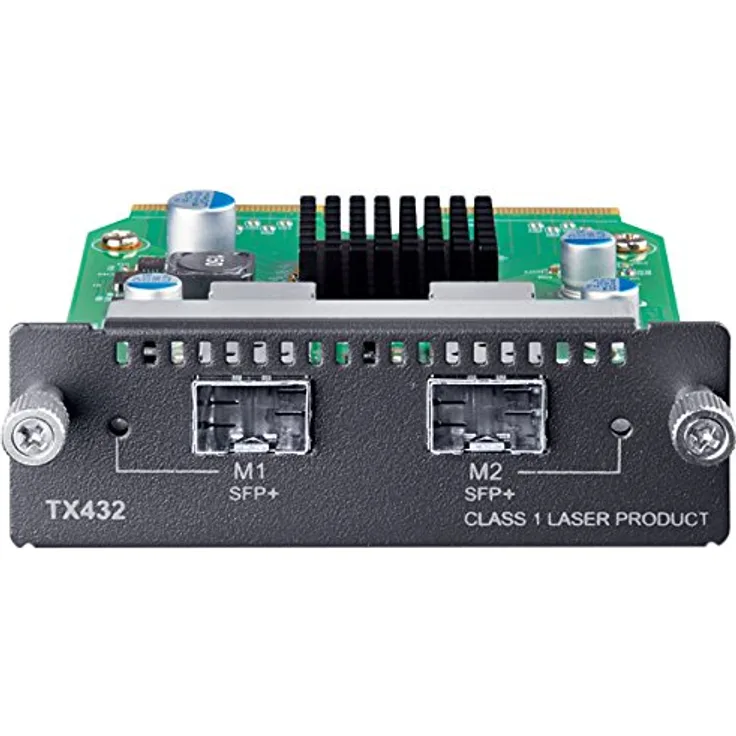 TP-LINK TX432 JetStream 10 Gigabit 2-Port SFP + Module, Erweiterungs-Modul für T3700G-28TQ, 2 x 10G SFP+ Slots, kompatibel zu SFP+ Transceiver-SFP+ Kabel