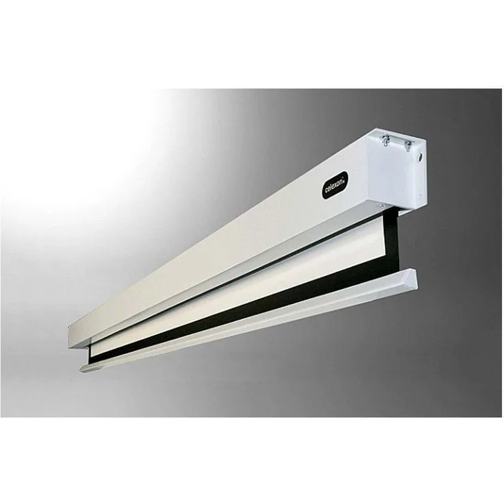 celexon elektrische Heimkino- und Business-Motor-Beamer-Leinwand inkl. Steuerungsbox und Fernbedienung Motor Professional Plus - 240 x 135 cm - 16:9
