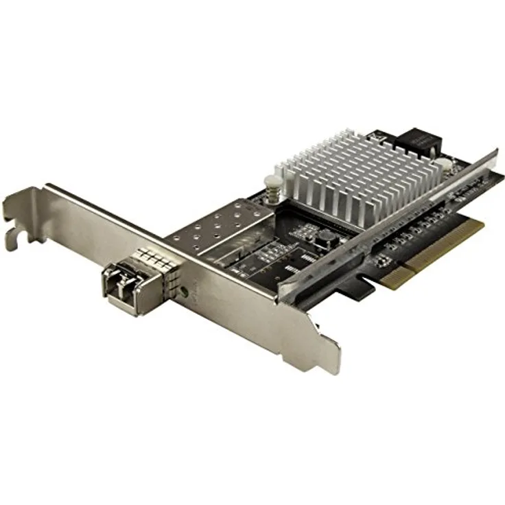 StarTech.com 1 Port 10G SFP+ Glasfaser PCIe Netzwerkkarte - Intel Chip - St-St - PCI Express 10G NIC mit Multimode Empfänger