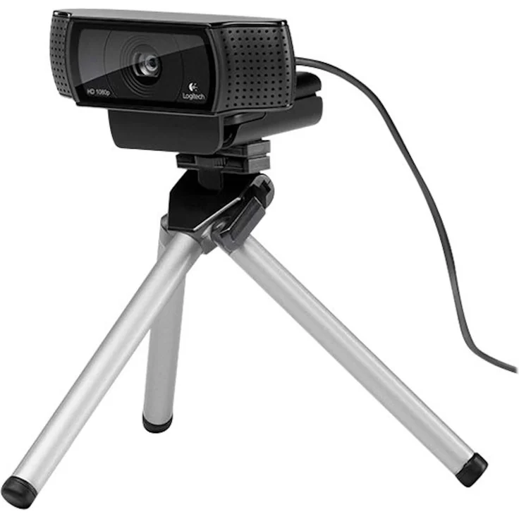 Logitech C920 HD PRO Webcam, Full-HD 1080p, 78° Sichtfeld, Autofokus, Klarer Stereo-Sound, Belichtungskorrektur, USB-Anschluss - Schwarz (960-001055) – Bild 3