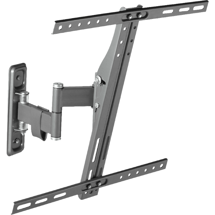 Vivanco WM 4725 neig- und schwenkbare TV-Wandhalterung (81 cm (32 Zoll) bis 119 cm, (47 Zoll), max. 25kg, max. VESA 400x400) schwarz