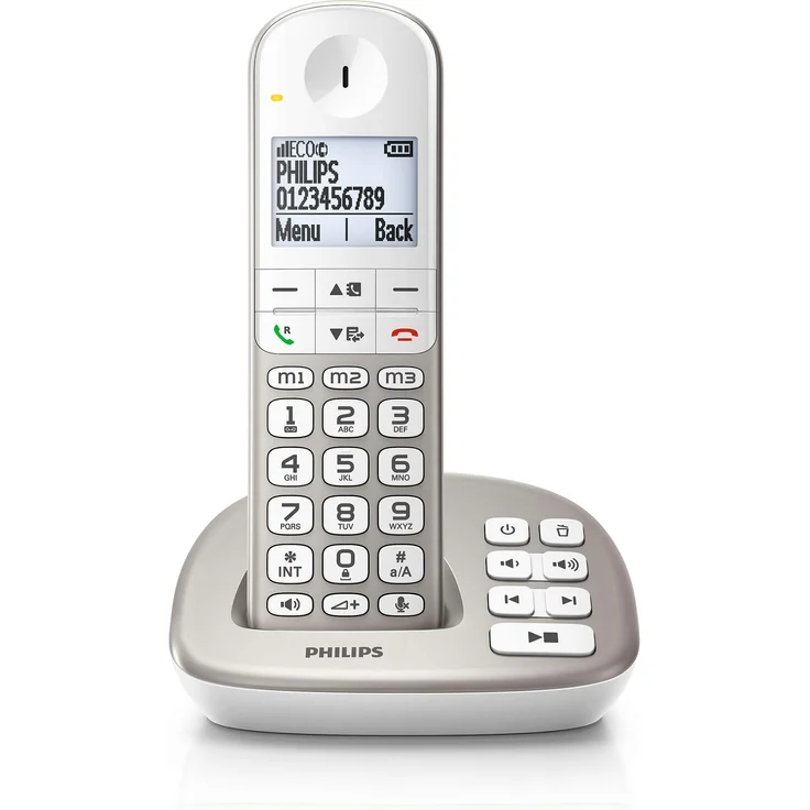 Philips XL4951S-38 DECT Schnurlostelefon mit Anrufbeantworter – Bild 1