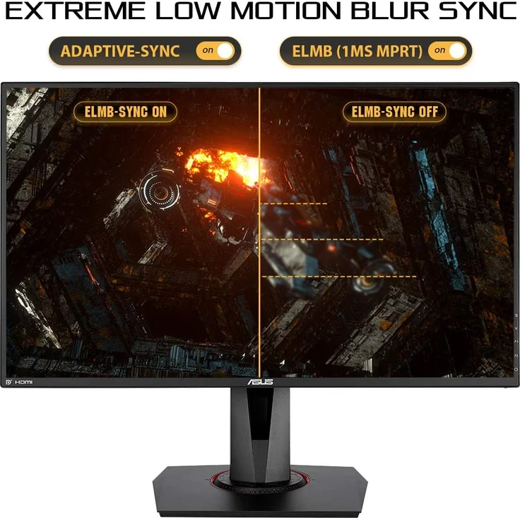 ASUS TUF Gaming VG279QM - 27 Zoll, Full HD (1920 x 1080), IPS-Panel, 280Hz, 1ms (90LM05H0-B01370) – Bild 3