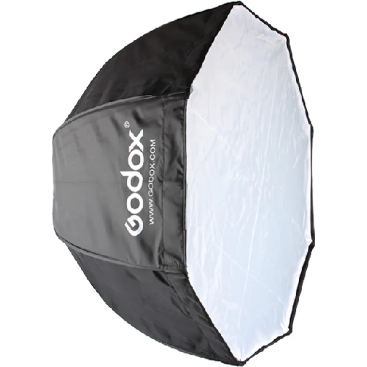 Godox 120cm / 47.2in Tragbare Octagon Softbox Regenschirm Brolly Reflektor für Blitzgerät