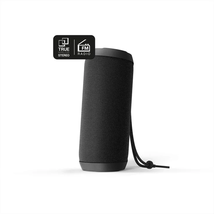 Energy Sistem Urban Box 2 (Bluetooth 5.0, TWS, USB-microSD MP3 Player, FM Radio, 10 W) - Schwarz – Bild 1