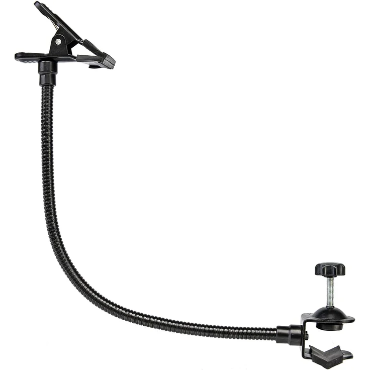 BRESSER BR-21 Schwanenhals 50cm + 1 Klammer + 1 Schraubklemme