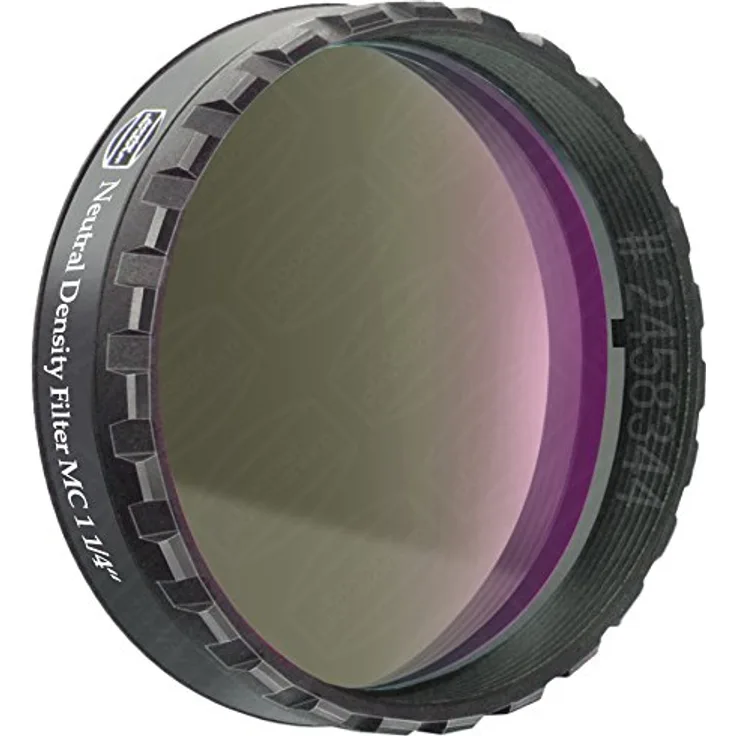 Baader Planetarium 2458344 feinoptisch poliert MC-Graufilter (1¼ Zoll, Neutral Density: 0,9, Transmission: 12,5%)