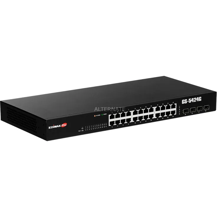Edimax Long Range 24-Port Gigabit Web Smart Switch mit 4 SFP-Ports
