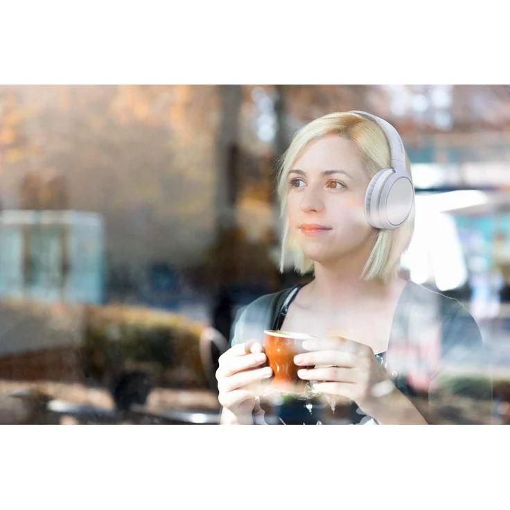 Philips TAH5205WT-00 Over-Ear-Kopfhörer, mit Bluetooth, Mikrofon, weiß – Bild 6
