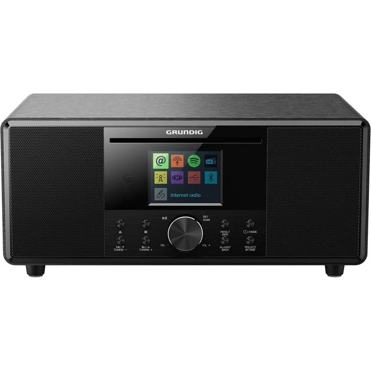 Grundig DTR 7000 All-in-One CD-Radio mit Bluetooth, WLAN, LCD-Display, schwarz – Bild 1