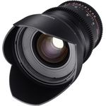 SAMYANG 13024T1.5N T1.5 VDSLR ED UMC II Objektiv für Anschluss Nikon (24mm)