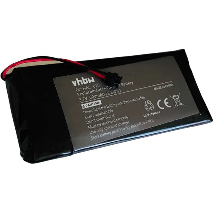 AKKUman Akku kompatibel Nintendo Switch Controller HAC-015 520mAh