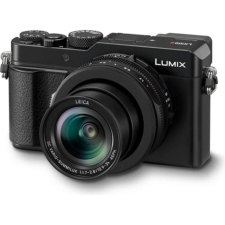 Panasonic LUMIX DC-LX100II Premium Digitalkamera (21,77 MP, 24-75mm Leica DC Vario Summilux Objektiv, F1.7-2.8, 4K, schwarz) – Bild 1
