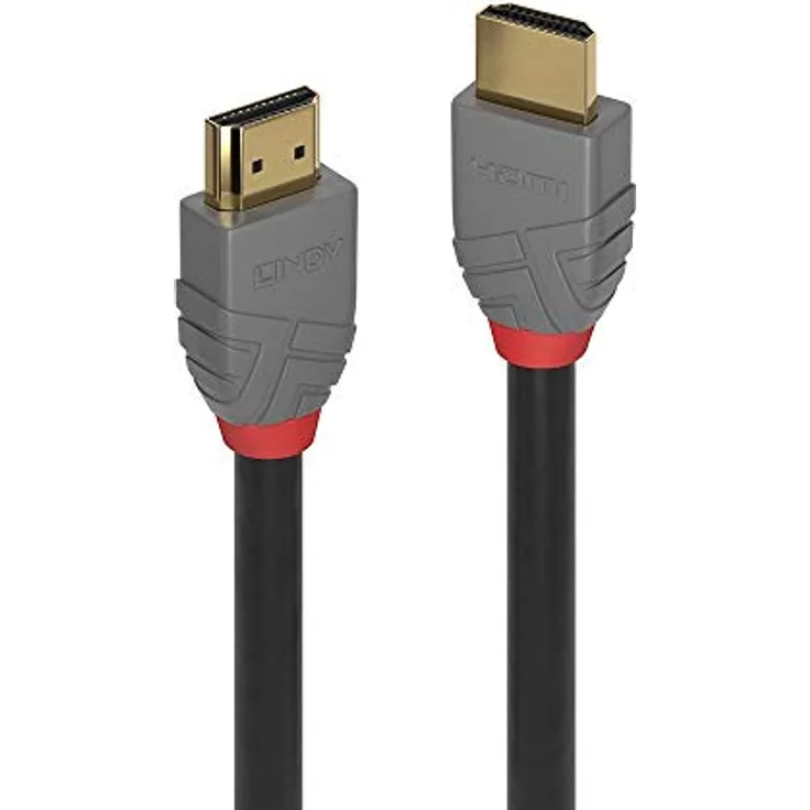 Lindy 0.5m HDMI High Speed HDMI Kabel, Anthra Line