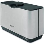 TechniSat Audiomaster MR2 Bluetooth-Lautsprecher mit MP3-Player, Webradio, silber