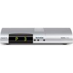 TechniSat Digipal DAB+ DVB-T2 Receiver mit DAB+ Radio, PVR Aufnahmefunktion, HDTV, kartenloses Irdeto-Zugangssystem für freenet TV, App-Steuerung, Smart TV, 12 Volt silber