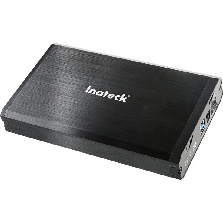 [Aluminium / USB 3.0 / 8to] Inateck USB 3.0 externes Festplattengehäuse für 3.5 / 2.5 Zoll externe Festplatte / SSD, kompatibel mit SATA I, II, III, Aluminium für optimale Wärmeabfuhr, 12V / 3A Netzteil