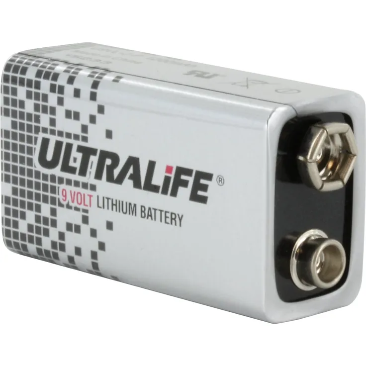 10x Ultralife Lithium Batterie 9 Volt, E-Block, U9VL, U9VL-J 1200mAh (Spar Set) 10er Set
