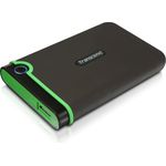 Transcend StoreJet M3 Anti-Shock 1TB externe Anti-Shock Festplatte (6,4cm (2,5 Zoll), 5400 rpm, 8MB Cache, USB 3.0) grau-grün
