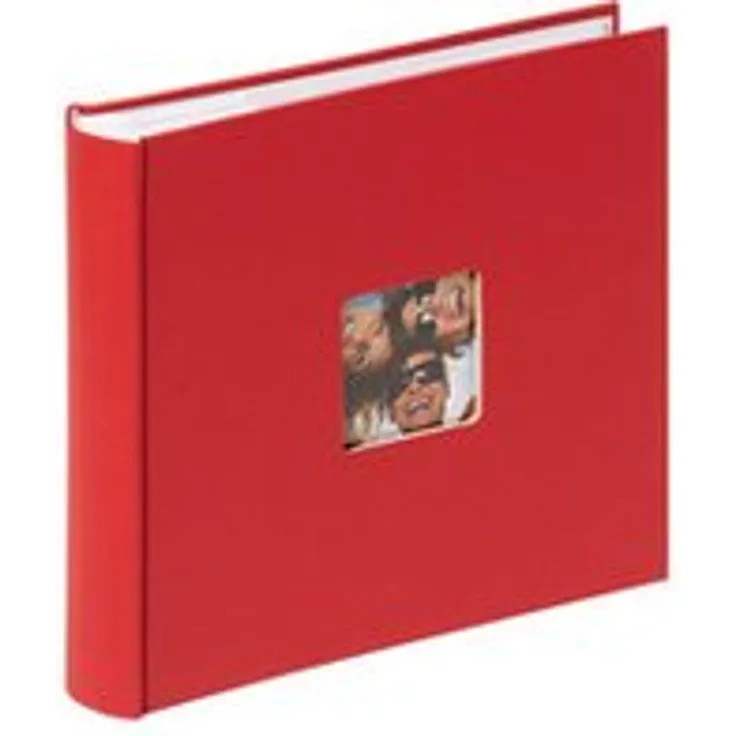 walther design ME-110-R Memo-Einsteckalbumalbum Fun, 200 Fotos 10x15 cm, rot