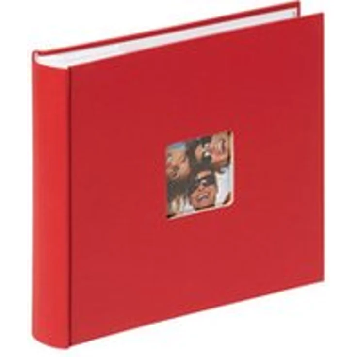 walther design ME-110-R Memo-Einsteckalbumalbum Fun, 200 Fotos 10x15 cm, rot