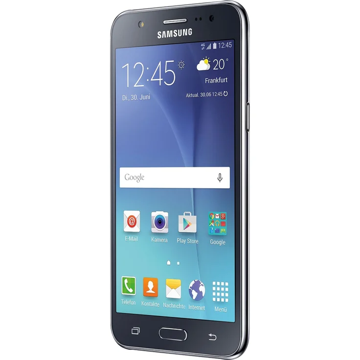 Samsung Galaxy J5 Smartphone 12,7cm Pixel (5 Zoll) Super-AMOLED-Display, 8GB interner Speicher, 1,5GB RAM, Android, Schwarz – Bild 2