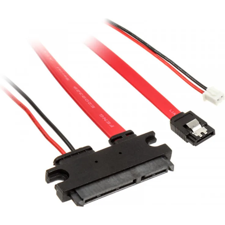 InLine - SATA-Blende, intern/extern - SATA bis SATA power/7 pin SATA - 35 cm (29695B)
