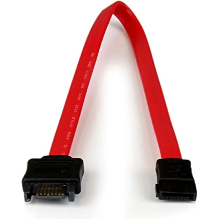 StarTech.com SATA-Verlängerungskabel - SATA-Verlängerungskabel - Serial ATA 150/300/600 - 7-poliges SATA - 7-poliges SATA - 30cm - Rot (SATAEXT30CM)