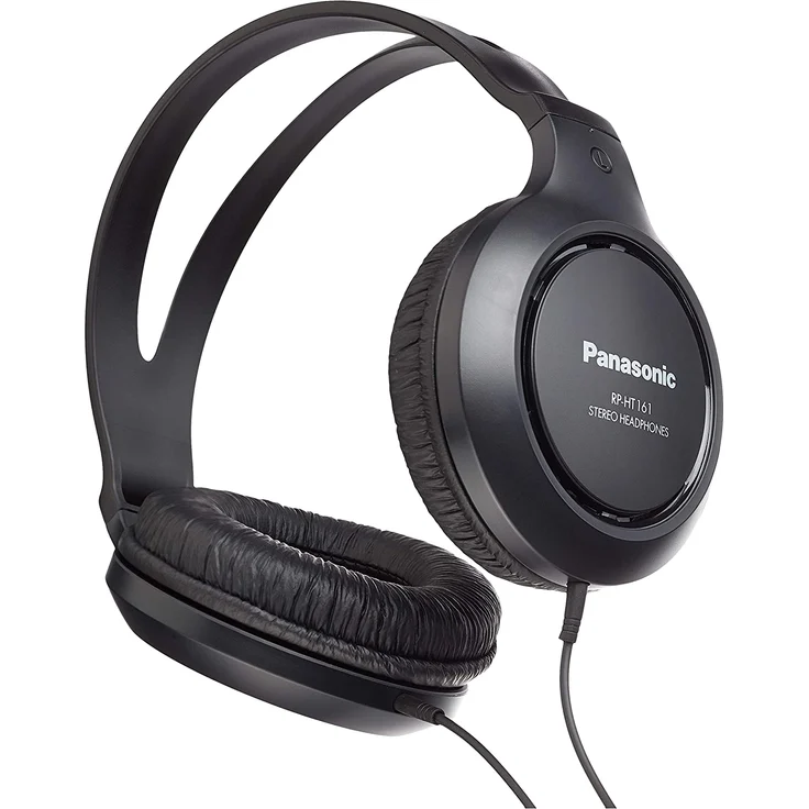 Panasonic RP-HT161E-K Over-Ear-Kopfhörer, schwarz – Bild 1
