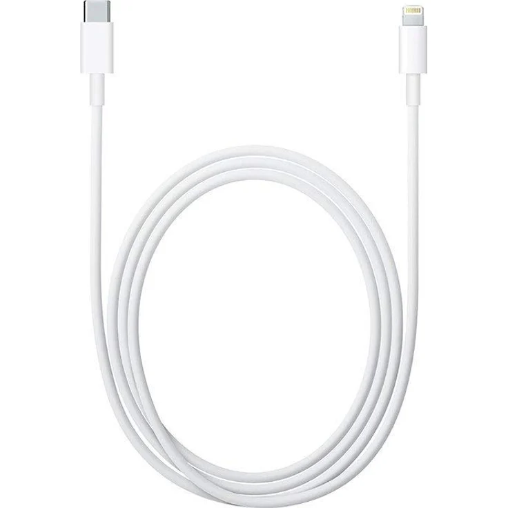 Apple MKQ42ZM/A Lightning auf USB-C Kabel, 2 m, Ladekabel/Datenkabel, weiß – Bild 1