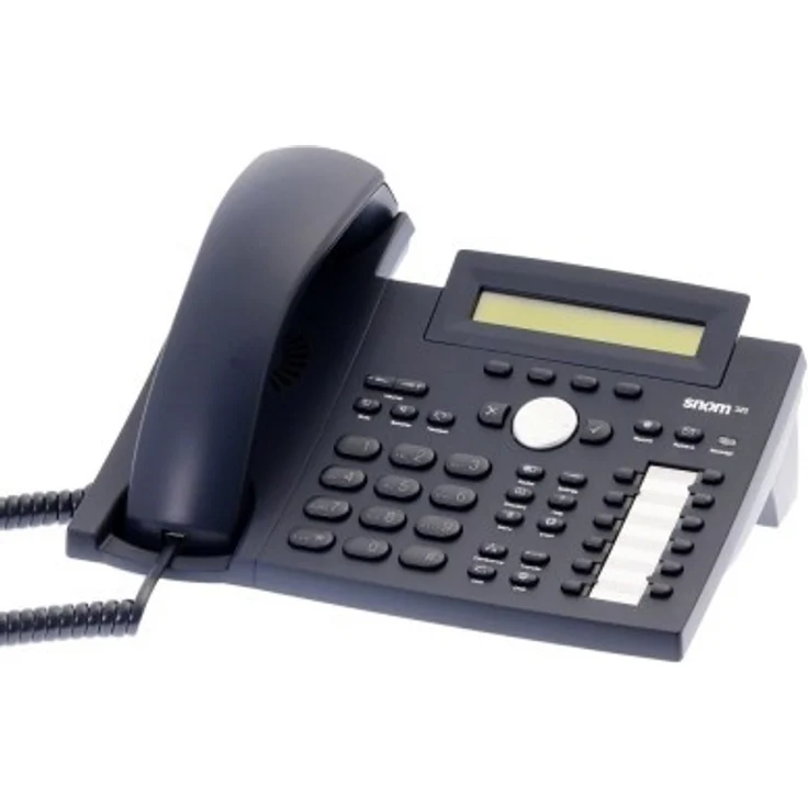 Snom 320 VoIP-Telefon schwarz – Bild 2
