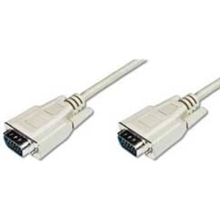 Assmann VGA Monitor connection cable. HD15 M/M. 1.8m. 3CF/4C. be (AK-310100-018-E) – Bild 1