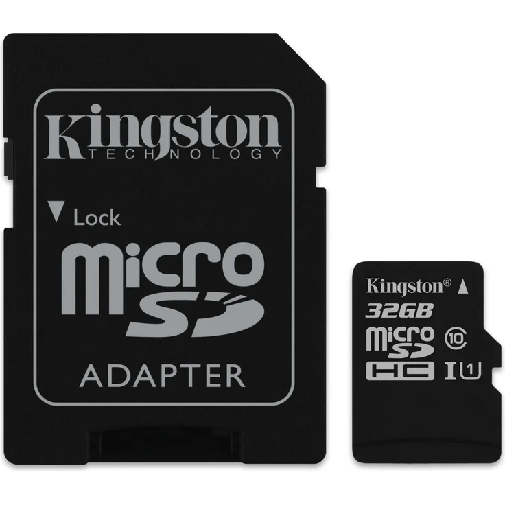 Kingston SDCS-32GB MicroSD Canvas Select Geschwindigkeiten der Klasse 10 UHS-I – bis zu 80 MB-s Lesezugriff (mit SD-Adapter)- Erwecken Sie HD-Videos zum Leben