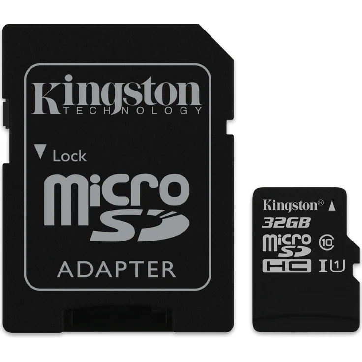 Kingston SDCS-32GB MicroSD Canvas Select Geschwindigkeiten der Klasse 10 UHS-I – bis zu 80 MB-s Lesezugriff (mit SD-Adapter)- Erwecken Sie HD-Videos zum Leben – Bild 1