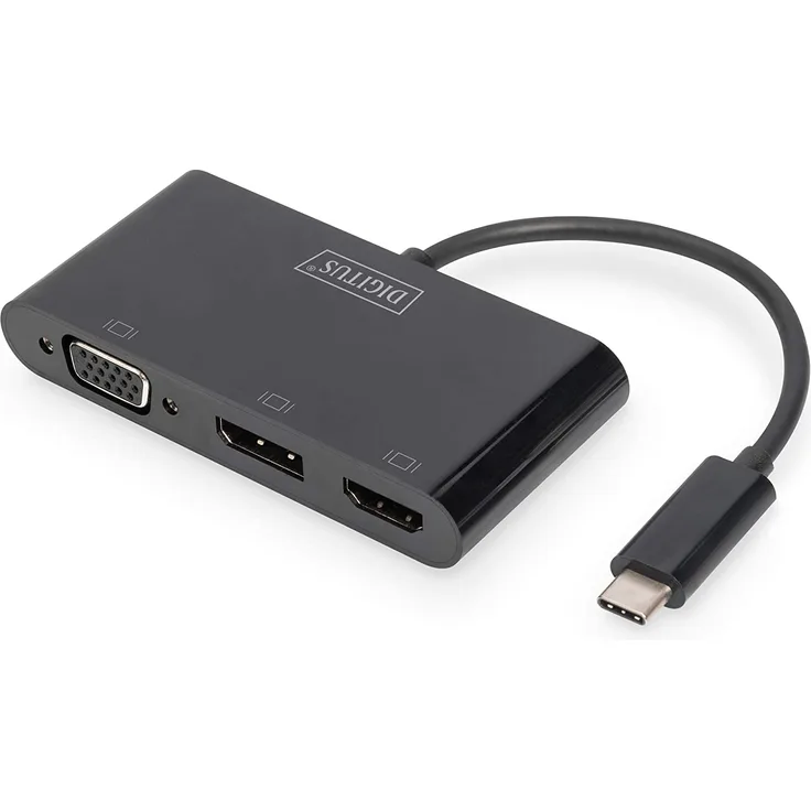 USB-C 3in1 Triple Monitor Adapter (HDMI, DP, VGA)