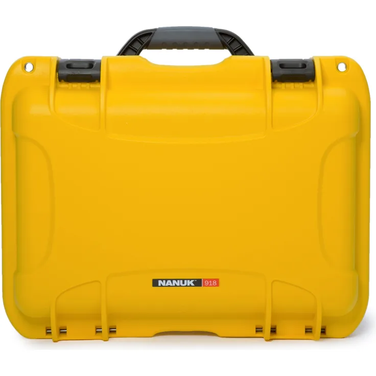 Nanuk 918 Waterproof Hard Carrying Case Empty - Polypropylene - Yellow