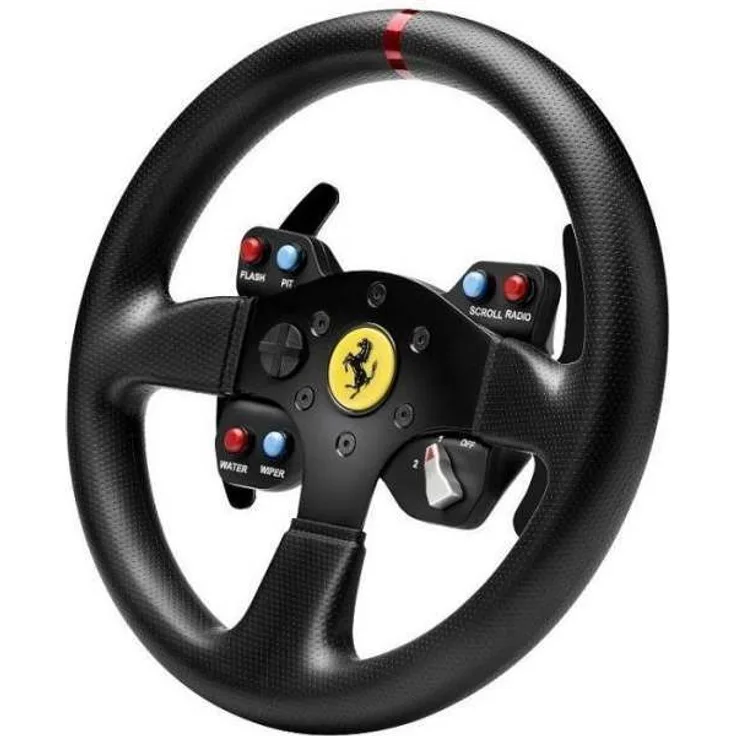 Thrustmaster Ferrari GTE Wheel Add-On - Ferrari 458 Challenge Edition Schwarz (4060047) (PC, PS3, PS4, Xbox One, Xbox Series)