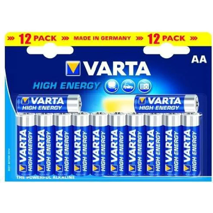 VARTA Longlife Power Batterie AA Mignon Alkaline Batterien LR6, 12er Pack – Bild 1
