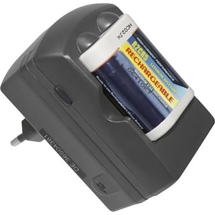 Connect 3000 2CR5 Lader Rundzellen-Ladegerät inkl. Akkus LiIon 2CR5