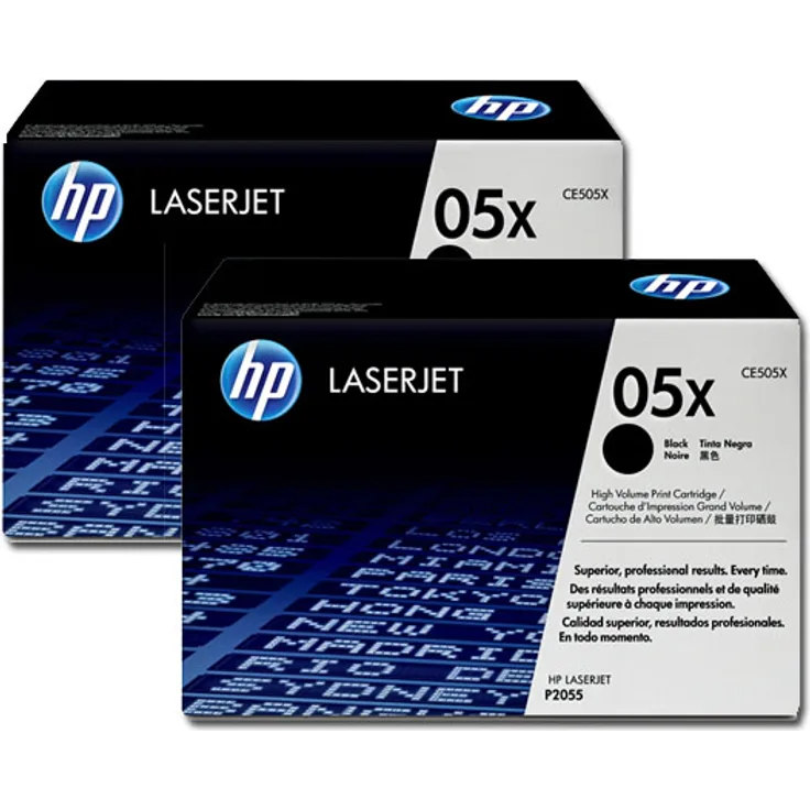 Hewlett-Packard HP 05X schwarz (CE505XD) Doppelpack (CE505XD)