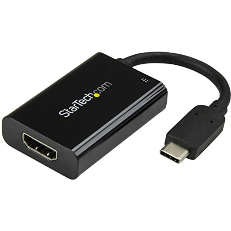 StarTech.com USB-C auf HDMI Adapter mit USB Stromversorgung, USB Typ C zu HDMI Konverter für Computer mit USB C, 4K 60Hz