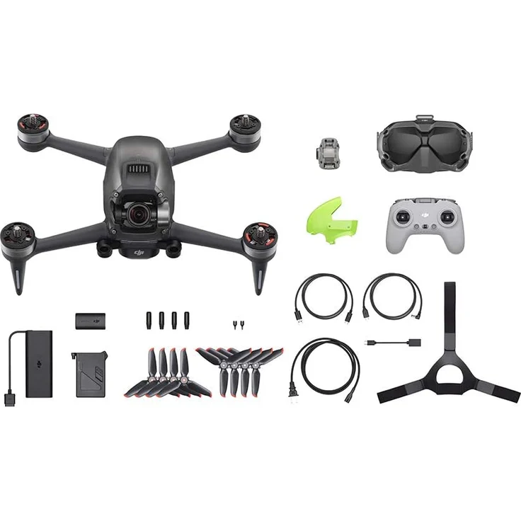 DJI FPV COMBO Quadrocopter RtF Profi, Kameraflug, GPS-Funktion, FPV Race , schwarz/grau – Bild 2