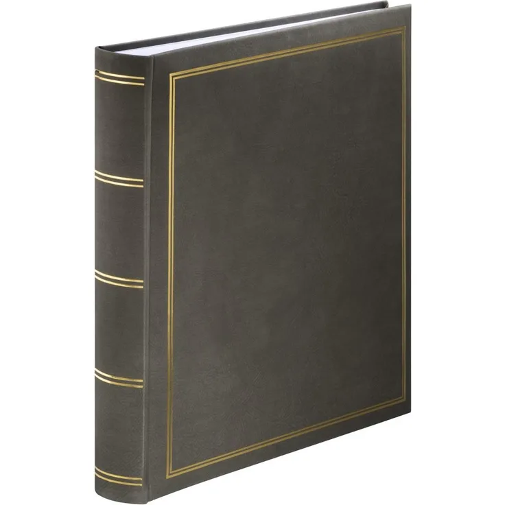 Hama Super-Jumbo-Album London, 34x35 cm, 80 weiße Seiten, Grau